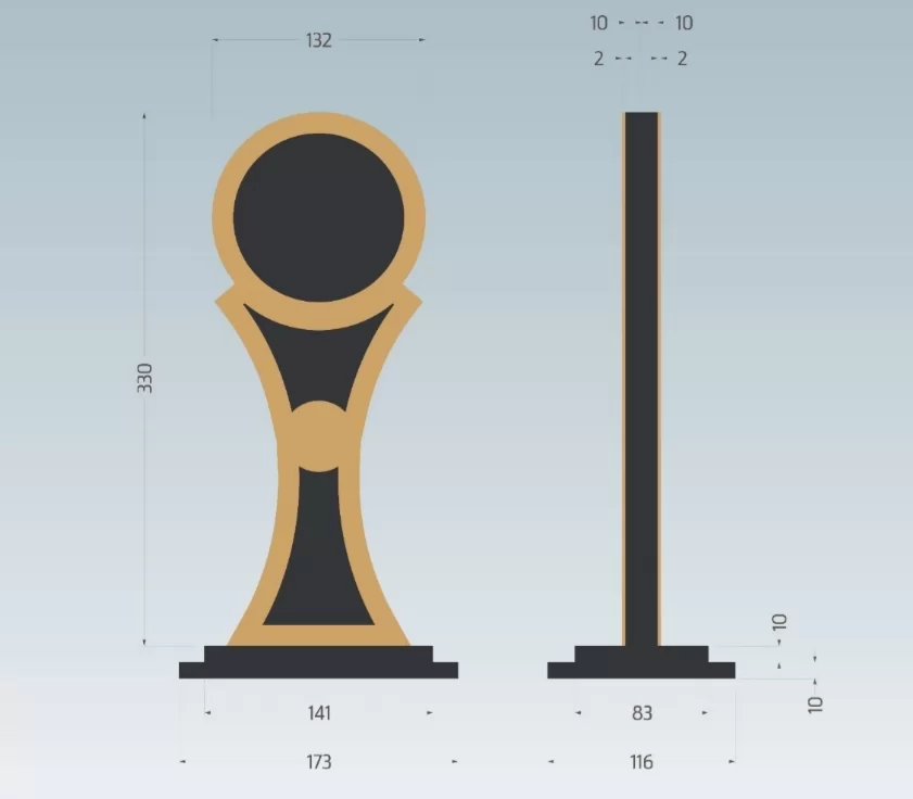 Troféu Confeccionado